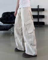 Raun Curved Cargo Wide Pants