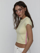 Lace Baby T-Shirts_Yellow