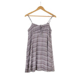 bead checkered dress