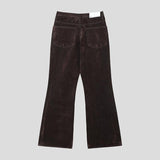 Winter Velvet Denim Bootcut Pants (2color)