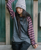 ストライプド スター ラグラン LS Tシャツ(CV2GFFT561A)