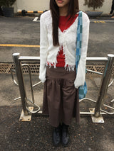 Antique Fold Skirt (3color)