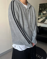 CB Track Knit Hood Zip-up (4C)