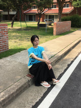 ニューエラレタリングクロップショートスリーブTシャツ (5c)