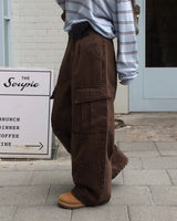 [ORIGINAL] Kinder Pigment Cargo Wide Pants