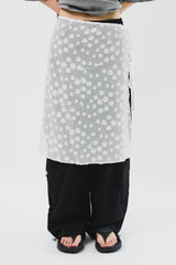 (W) Cloud Wrap Skirt (2color)