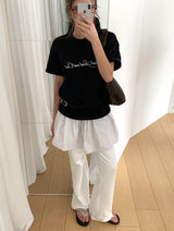 [ORIGINAL] ハッツオーバーフィット半袖Tシャツ