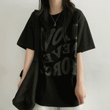 ラブレタリングショートスリーブドtシャツ