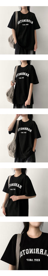 ハリントンショートスリーブTシャツ