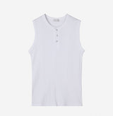 No.1311 snap henryneck sleeveless (3color)