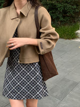 [MADE] hent wool handmade blue jacket