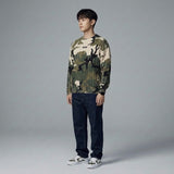 Khaki Camouflage Painting Knit