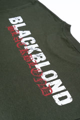 BBD オーバーラップロゴロングTシャツ (カーキ)