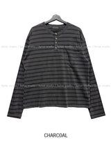 ラブピグメントヘンリーネック長袖Tシャツ