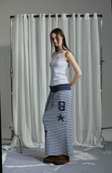 STRIPE LONG SKIRT