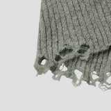 No.1168 ダメージVシンニット (3color)