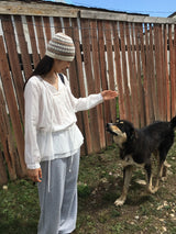 [SET]Levain Ribbon Hoodie + Jogger Pants (2color)
