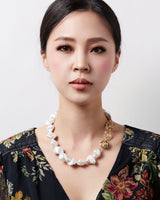 Wild Rose Pearl Necklace