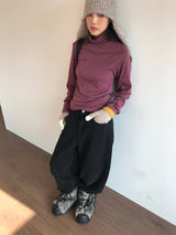 エッセンシャルフリースワイドパンツ (3color)