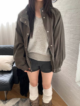 Urban cotton blouson jacket(2color)