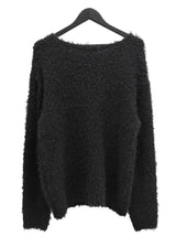Alpaca Boat Neck Long Sleeve Knit