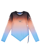 サンセットトライバルメッシュTシャツ