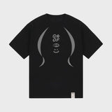 [UNISEX] 3 Logo Smile Line Short Sleeve T-shirt