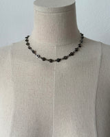 [MADE]  black open close necklace