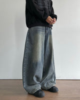 Dart Balloon Denim Pants 3C