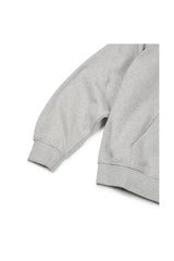 (BASE) NY CROSS HOOD ZIP UP (GRAY)