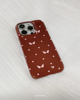 ハートドットウィングスマホケース