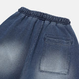 Maxis banding wide denim pants