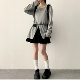 ラッフルレースミニスカート