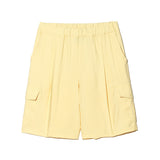 バンブーカーゴハーフパンツ / BAMBOO CARGO HALF PANTS-LEMON