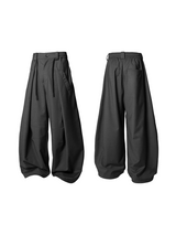 RELABEL Element of Time (cont'd) Pleated Double-waisted, Draped Scimitar-contoured Suit Trousers