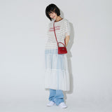 シースルーチュールワンピース  (White)