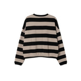 Big Striped T-Shirt_Beige