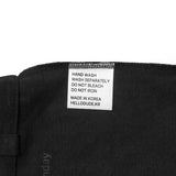 Small tote bag - Black denim