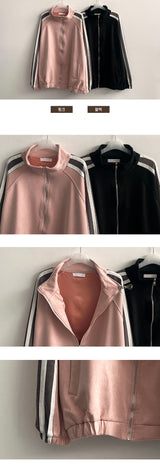 Tiro Suede Track Ziggy High Neck Zip-Up