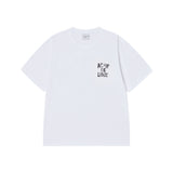 25SS インクスタンプロゴショートスリーブTシャツ ホワイト