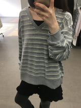 バッハ ストライプ V スウェットシャツ(3color)