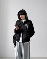 Rising Check Hood Zip-Up