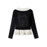 Selly Ribbon Lace Frill Jacket