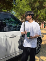 [A-S0205] スラブベーシック半袖Tシャツ (5色)