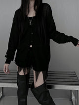[unisex] シースルーサマーオーバーフィットカーディガン