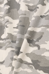 カモプリントオーバーサイズTシャツ