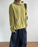 Gets High-neck Waffle Hoodie