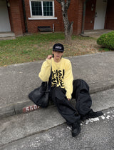 No.0988 lettering angora KNIT (3color)