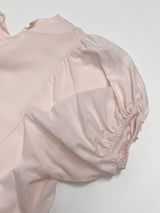 Puff Strap Short Sleeve Blouse