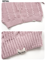 Margaret Wool Knitwear Zip-Up Cardigan